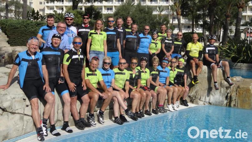 Gleich gehts in den Pool zum ralaxen nach dem anstrengenden Radltag. Bild: fz