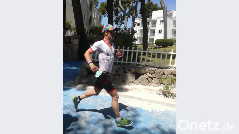 Lothar Richthammer auf der Laufstrecke auf Mallorca. Bild: Jürgen Weiß