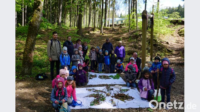Besonders die Kinder freuten sich über den Tag des Wanderns. Bild: exb