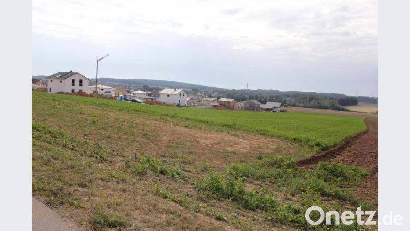 Das neue Baugebiet West IV schließt unmittelbar an den Abschnitt III (links) an. Es kann nun erschlossen werden, der Gemeinderat hat die Satzung des Bebauungsplans gebilligt. Bild: ral