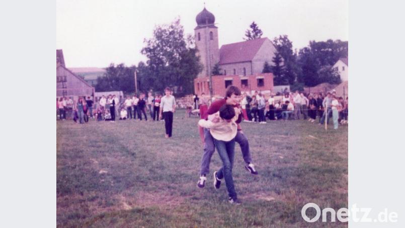 Spiel ohne Grenzen in Albersrieth 1983 Archivbild: fvo