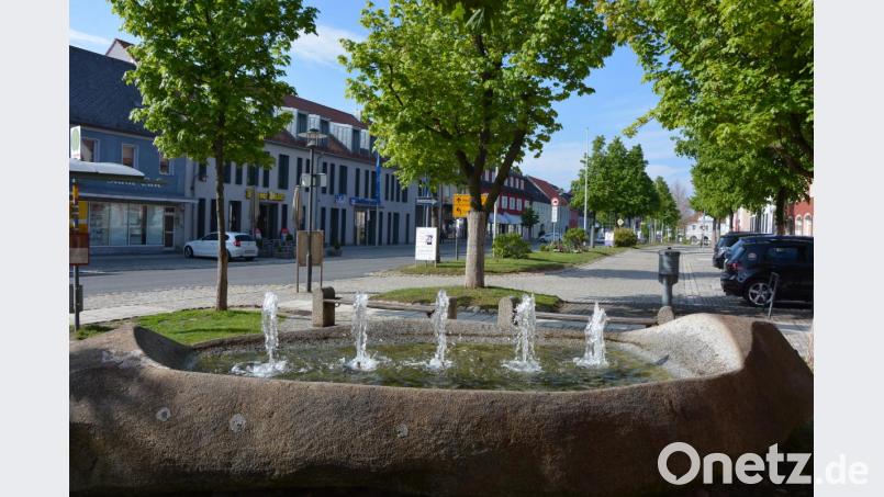 Der Obere Marktplatz in Mitterteich. Bild: jr