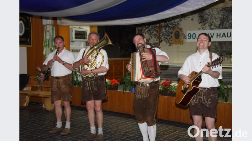 Die &quot;Paschermusikanten&quot; beim OWV-Abend. Bild: mmj