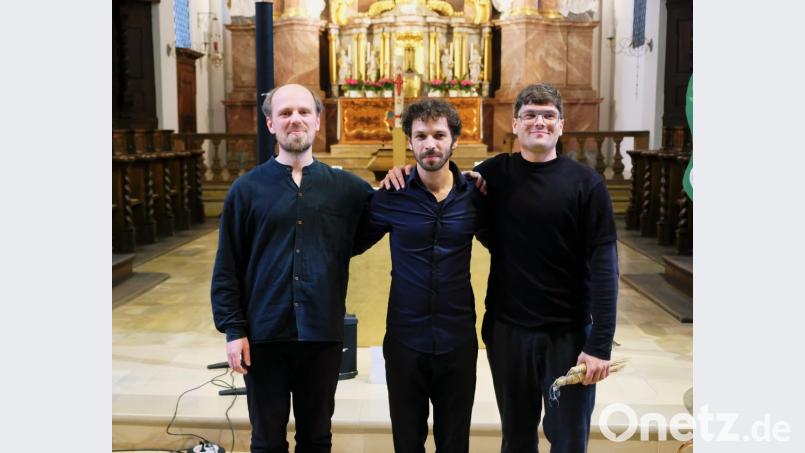 Das &quot;Trio Matar&quot; vereint in der Klosterkirche Klänge aus verschiedenen Kulturen. Bild: do