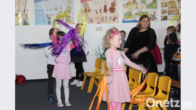 Beim Vorspielen gibt es auch für die Choreographien viel Applaus. Bild: ads