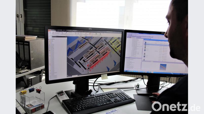 Vor der Realisierung des Projekts steht die komplette Planung am Computer. Bild: Holger Stiegler