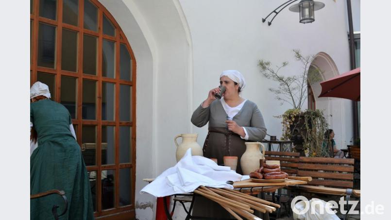 Stockbrot und Getränke aus Kürgen Bild: (vlz)