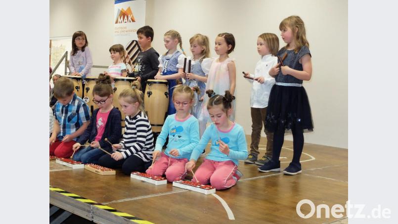 Vorspiel der musikalischen Früherziehung im Egerland-Kulturhaus. Bild: exb