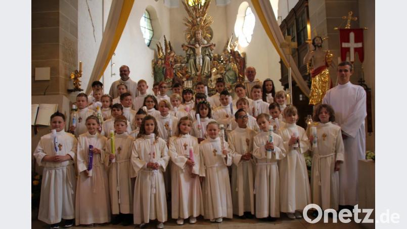 38 Kinder gingen in der Pfarrei Hl. Dreifaltigkeit erstmals zum Tisch des Herrn. Bild: ads
