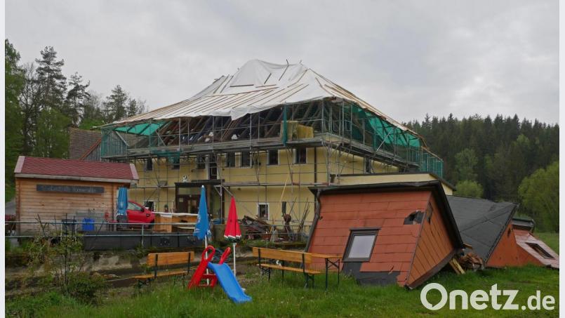 Bei der Sanierung der Hammermühle bei Falkenberg haben die Arbeiten am Wohnhaus begonnen. Bild: tr