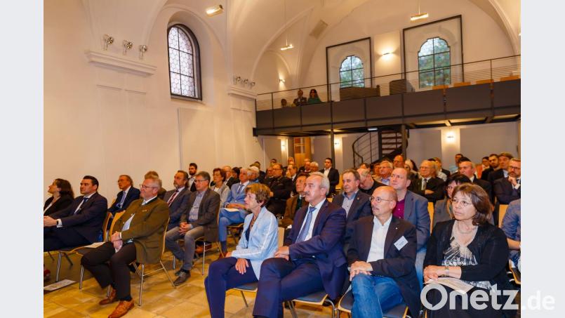 Die Spitalkirche bot den Rahmen für den Festakt zum Jubiläum „70 Jahre Grundgesetz“. Bild: sus