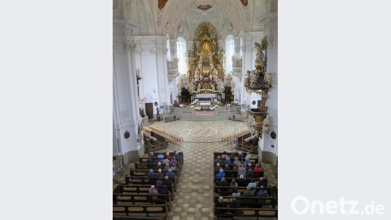 Die prächtige Basilika Gößweinstein war das erste Reiseziel der Senioren. Bild: jzk
