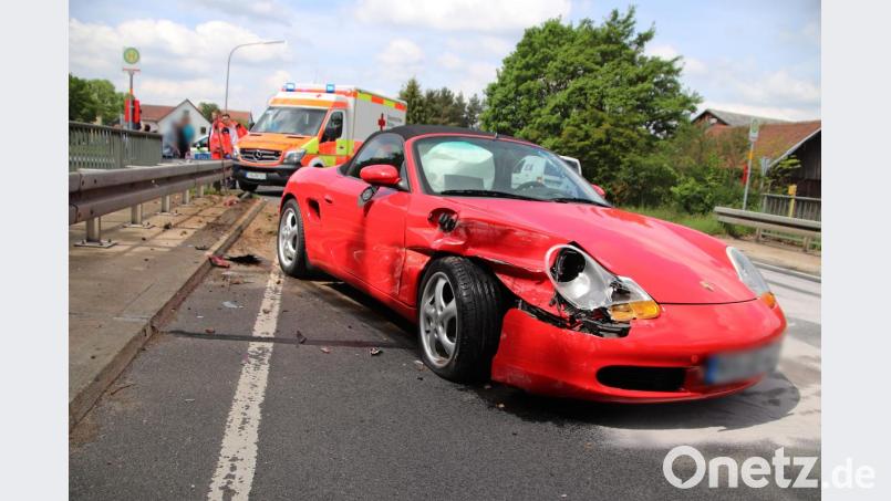Der Porsche Boxer Cabrio ist nach dem Unfall ein wirtschaftlicher Totalschaden. Bild: jma