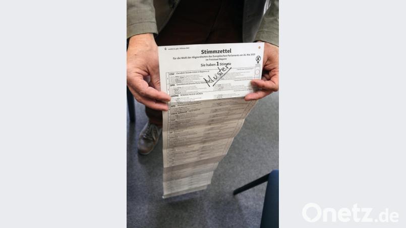 Europawahl Stimmzettel Bild: Gabi Schönberger