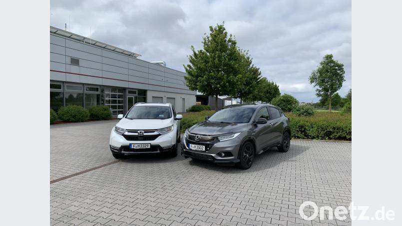Honda SUV CRV (weiß) und HRV Bild: Michael Ascherl