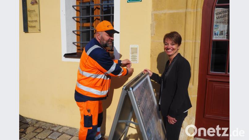 Jetzt mit eigenem Klingelschild: Museumsleiterin Carola Reul Bild: bl