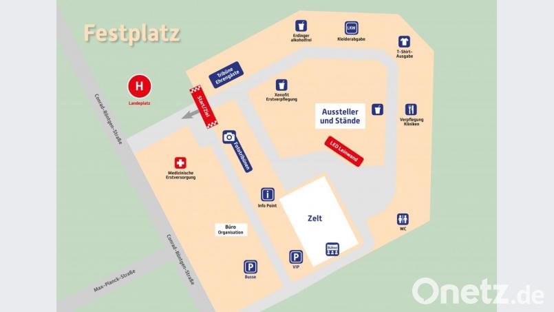 Was ist wo auf dem Festplatz? Bild: exb