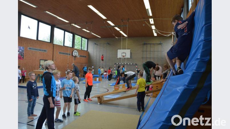 Mächtig was los war in der Pechbrunner Schulturnhalle. Bild: jr