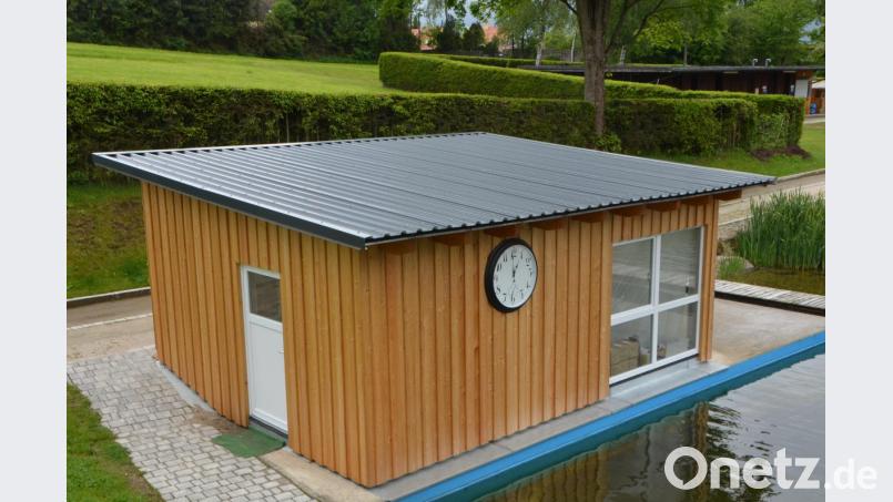 Das neue Wasserwachtgebäude soll heuer ebenfalls fertiggestellt werden. Bild: dob