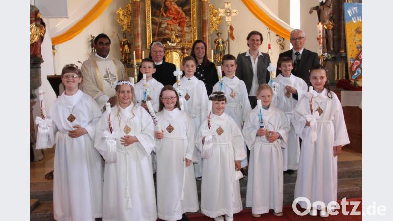 Für zehn Kinder ist die Erstkommunion ein großer Tag. Bild: pi