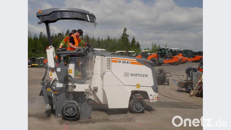 Eine Fräsmaschine von Wirtgen. Bild: tr