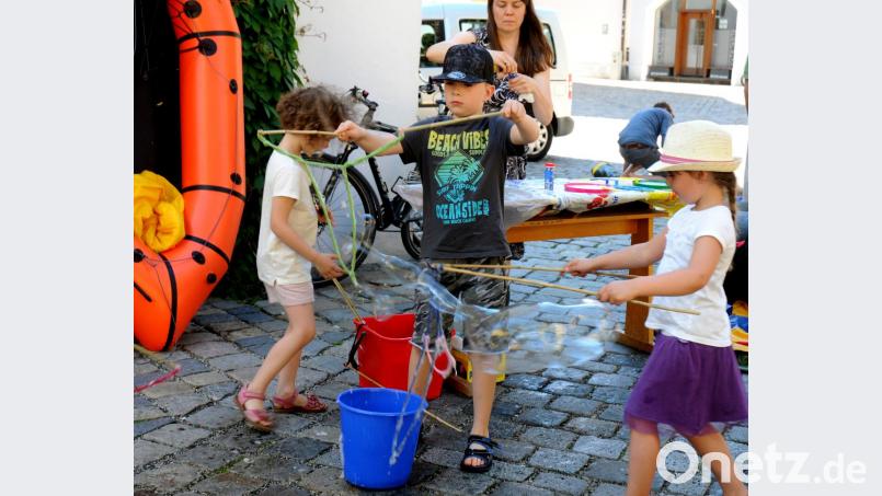 Die Kinder hatten ihren Spaß. Bild: Stephan Huber