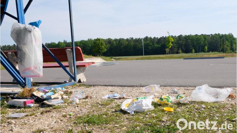 Das muss nicht sein: Eine vermüllte Skateranlage beim Naherholungsgebiet. Bild: mab