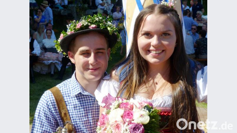 Das neue Kastler Oberkirwapaar: Ronja Fromm und Justin Smarsly. Bild: jp