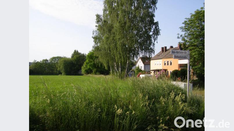Die noch unbebaute Fläche im unteren Bereich des Stationswegs hat die Stadt Waldsassen schon vor einiger Zeit erworben. Jetzt sollen dort Bauparzellen ausgewiesen werden. Bild: pz