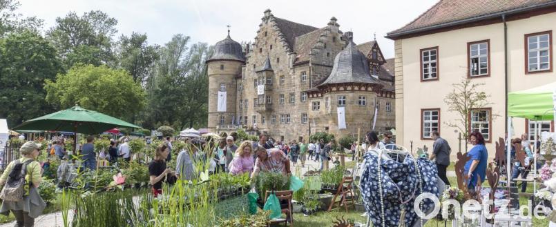 Am Pfingstwochenende (8. bis 10. Juni) ist das 16. Gartenfest Schloss Eyrichshof. Oberpfalz Medien verlost Tickets. Bild: exb