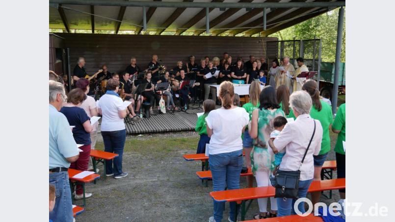 Die musikalische Umrahmung beim Jugendgottesdienst übernahm der &quot;Musikkreis Gaisthal &amp; Freunde&quot;. Bild: gz