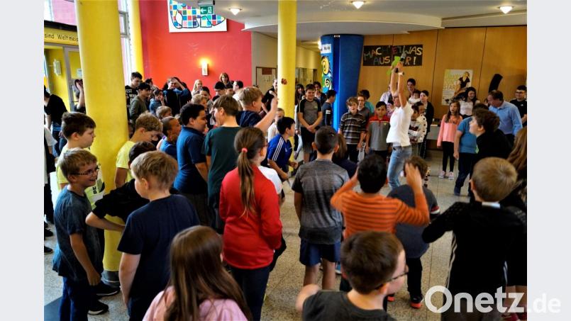 Neun Klassen der St.-Felix-Schule beteiligen sich an der &quot;Fit4future&quot;-Aktion. Bild: arw