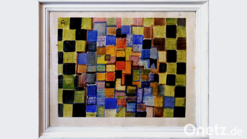 Aus dem Jahr 1930 stammt diese Arbeit „Ohne Titel“. Repro: Bernd Müller