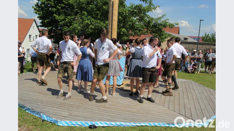 Das Baumaustanzen am Sonntagnachmittag war der Höhepunkt. Bild: ral