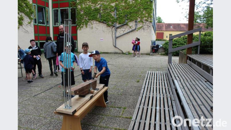 Station beim Schulfest Bild: cs