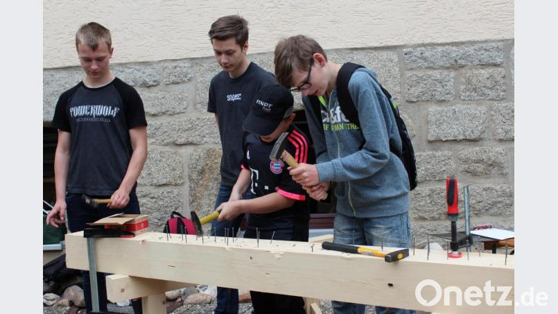 Station beim Schulfest Bild: cs