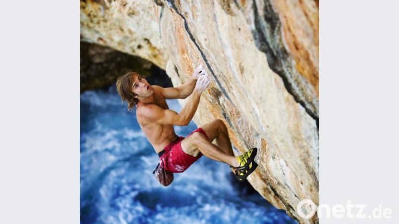 Der US-Amerikaner Chris Sharma ist die Hauptfigur beim Frankenpfalz-Kletterfestival. Bild: www.chrissharma.com
