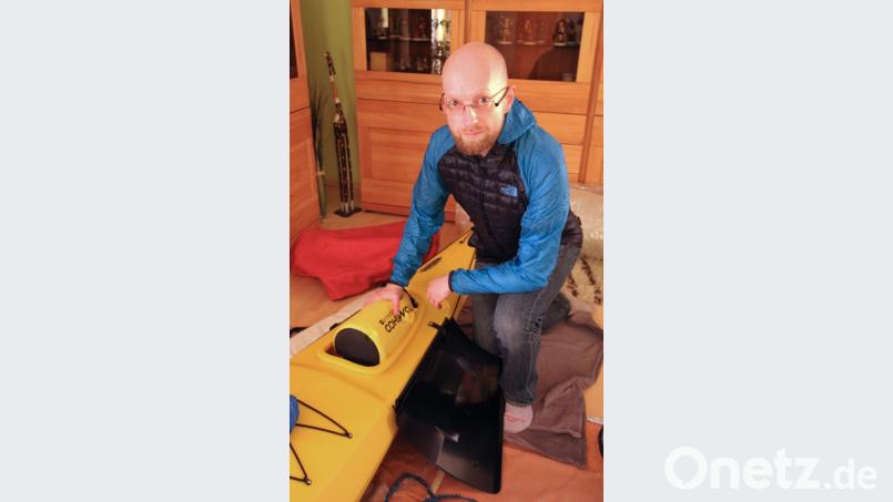 Michael Neumann hat seine Tausende Kilometer lange Donautour mit dem Kajak sorgfältig geplant. Diesen Sonntag steigt er ins Boot. Bild: nm