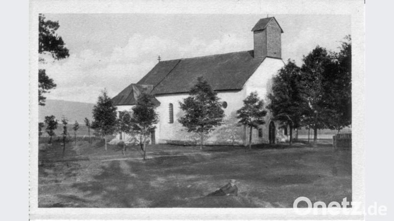 So sah die Wallfahrtskirche am Johannisberg zu Beginn des 20. Jahrhunderts aus. Bild: lg