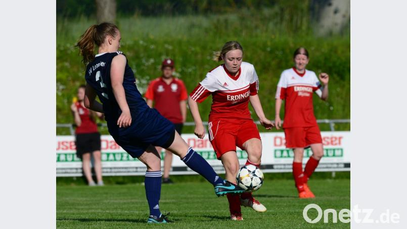 Vergangenes Wochenende sicherten sich Julia Süß (Mitte) und ihre Teamkolleginnen gegen den SV Leonberg noch die BOL-Meisterschaft. Jetzt steht fest: Der TV Nabburg verzichtet auf den Aufstieg. Bild: mhs