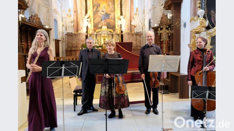 Mit Musik des musikalischen Hoch- und Spätbarock beeindrucken am Pfingstsonntag die &quot;Bamberger Bachsolisten&quot; in der Klosterkirche Speinshart´. Bild: do