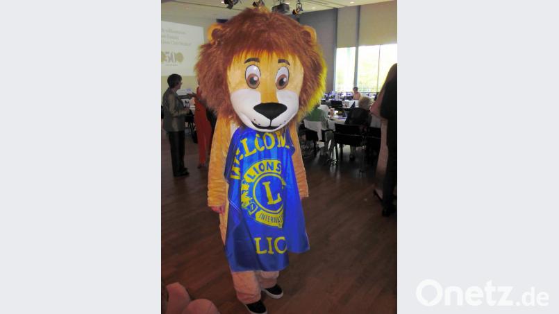Das Lions-Maskottchen durfte natürlich nicht fehlen. Bild: fsb