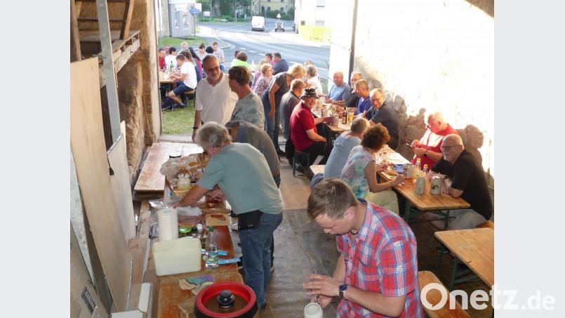 Beim "Kellerfest" im Bscherer-Stadel ist Selbstbedienung angesagt. Bild: rn