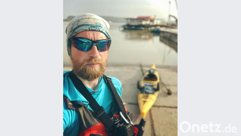 Ein letzter Halt und eine letzte Übernachtung auf dem Weg zum Schwarzen Meer: Michael Neumann im rumänischen Murighiol, kurz vor der Donaumündung. Einen Tag später hat er sein Ziel erreicht. Repro: nm