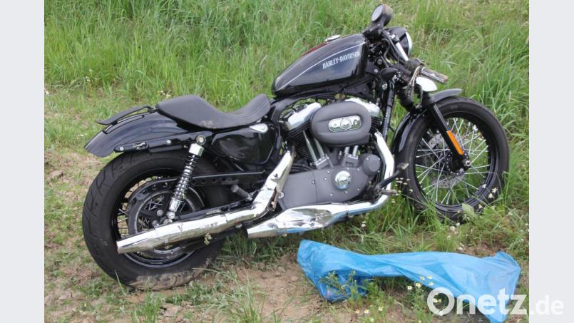 Das am Unfall beteiligte Motorrad. Bild: kro