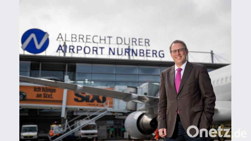 Michael Hupe, Geschäftsführer vom Albrecht Dürer Airport Nürnberg. Bild: Daniel Karmann