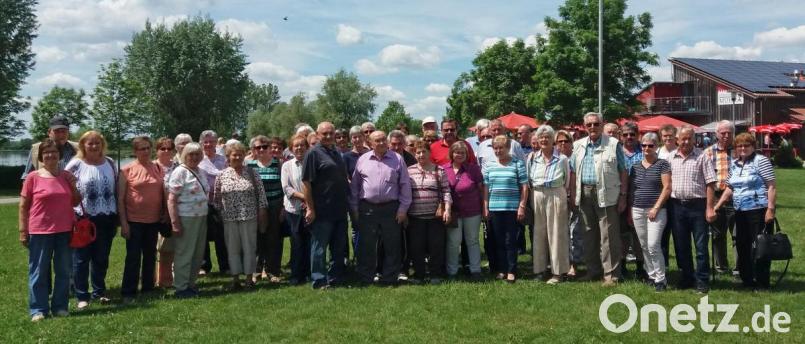 Die Teilnehmer beim Tagesausflug des VdK-Ortsverbands Rieden. Bild: sön