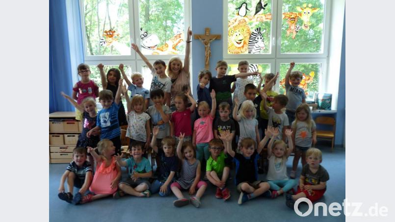 Die Mädchen und Jungen machten nicht nur bei &quot;move it&quot; begeistert mit. Bild: fpoz