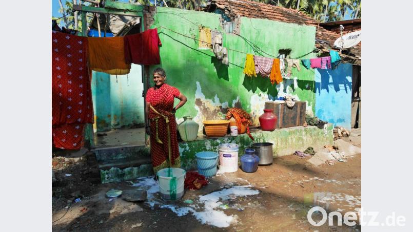 Verfallene Hütten, kein fließendes Wasser, ein brüchiges Dach über dem Kopf. Vor allem die ländliche Bevölkerung in Indien ist verarmt. Bild: exb