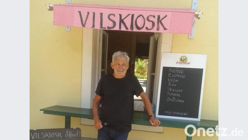 Achim Hüttner ist einer der Ideengeber für den Vilskiosk in der Amberger Altstadt. Bild: upl